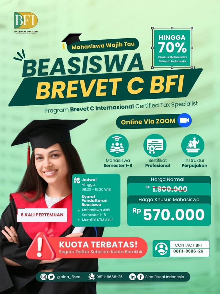 Beasiswa Brevet C BFI